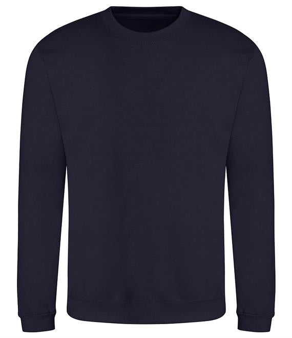 French navy crew neck sweatshirt