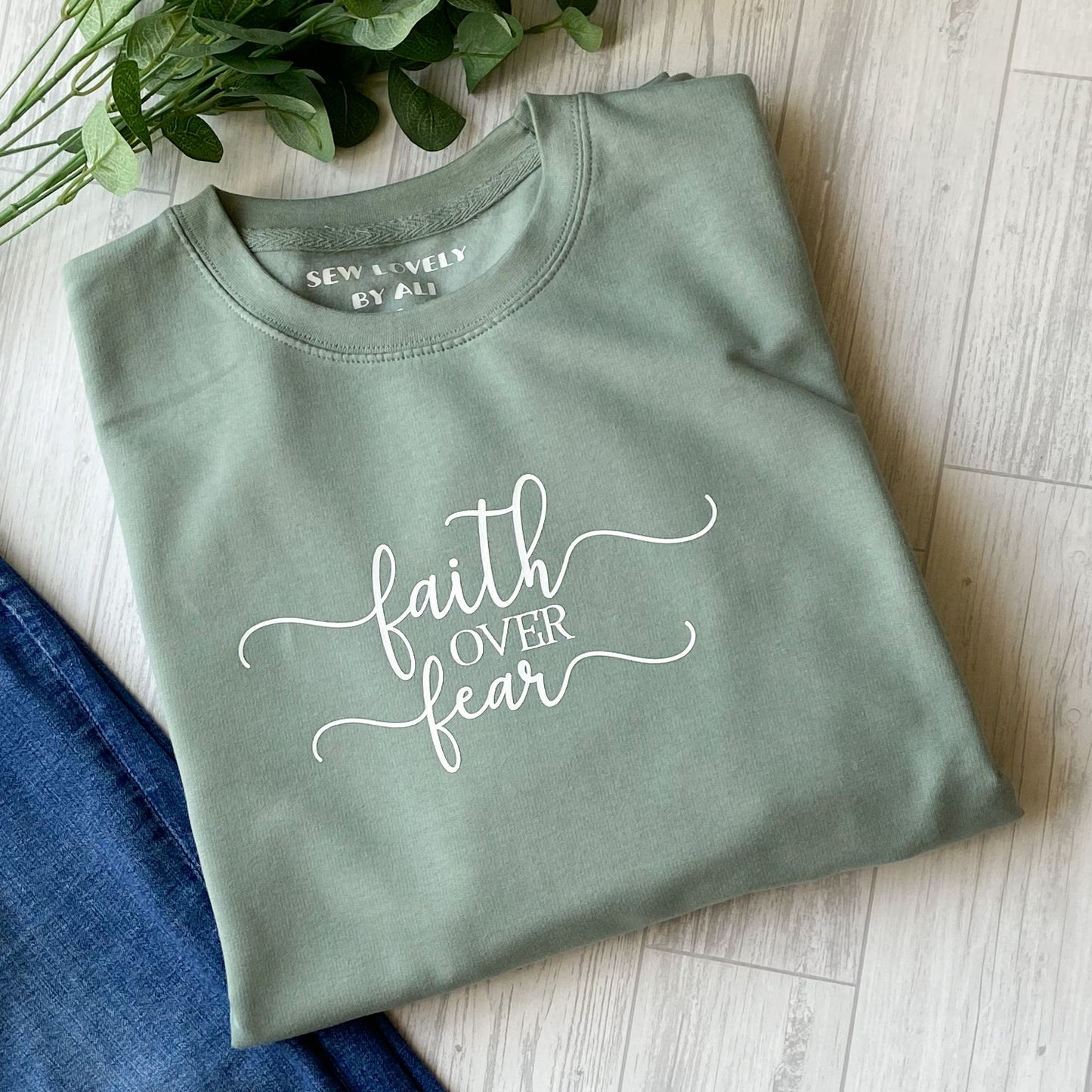 Faith Over Fear Ladies Sweatshirt