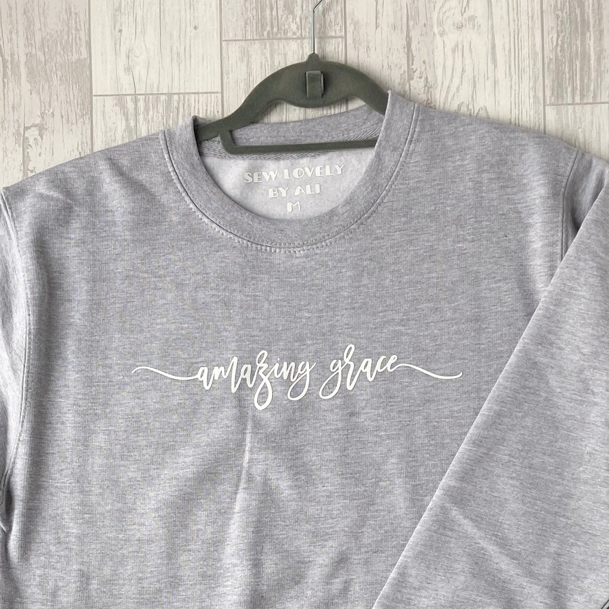 Amazing Grace Faith Inspired Ladies Sweatshirt