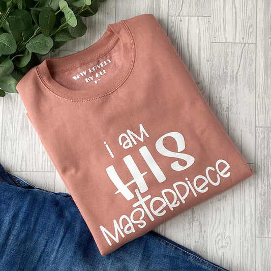 I Am His Masterpiece Faith Inspired Ladies Sweatshirt